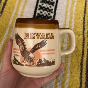 Vintage GMWS Nevada Rustic Western Mug with Eagle